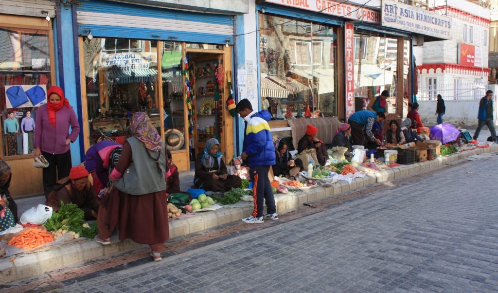 Leh Bazaar - Vegetable Sellers